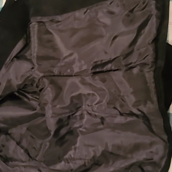 Mark Alan Rhinestone studded Genuine Black Suede Blazer - Picture 12 of 14